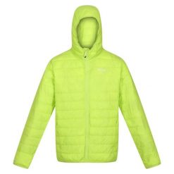 Kurtka turystyczna dla mężczyzn Hooded Hillpack z kapturem. Zielone kurtki męskie Regatta, m, bez wzorów, z poliamidu, trekkingowe. Za 139.99 zł.