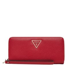 Portfel Guess. Czerwone portfele damskie Guess, z aplikacjami. Za 249.99 zł.