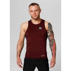 Tank męski Pitbull Top Rashguard Performance Pro plus New Logo. Brązowe t-shirty męskie PITBULL, m, bez wzorów, bez kołnierzyka. Za 109.00 zł.