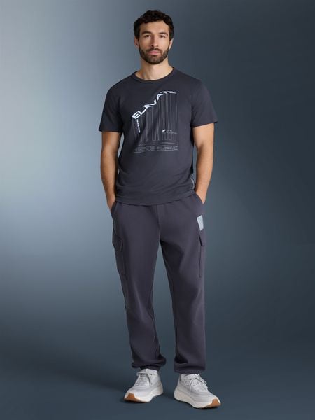 4F T-shirt regular z nadrukiem męski - szary XL. Szare t-shirty męskie 4f, m, bez wzorów, z bawełny, biznesowe, bez kołnierzyka. W wyprzedaży za 39.99 zł.