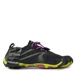 Buty do biegania Vibram Fivefingers. Czarne obuwie sportowe damskie Vibram Fivefingers, bez wzorów, do biegania, vibram fivefingers. Za 409.99 zł.