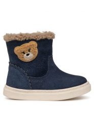 Geox Kozaki B Nashik Girl B463HA 00022 C4002 M Granatowy. Niebieskie buty zimowe dziewczęce Geox, bez wzorów, ze skóry, bez zapięcia. Za 289.99 zł.