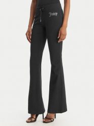 Juicy Couture Spodnie dresowe Christine JCWBJ126309 Czarny Flared Leg. Czarne spodnie dresowe damskie Juicy Couture, s, bez wzorów, z bawełny. Za 349.99 zł.