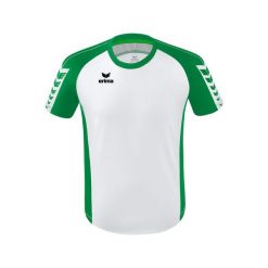 Jersey Erima Six Wings. Białe koszulki sportowe męskie Erima, l, bez wzorów, z jersey, bez kołnierzyka, bez ramiączek, do piłki nożnej. Za 127.00 zł.