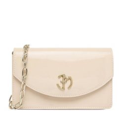 Torebka Eva Minge. Białe kopertówki damskie Eva Minge, bez wzorów, bez dodatków. Za 199.99 zł.