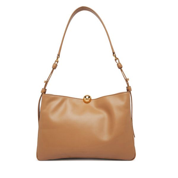 Torebka Furla. Brązowe torebki do ręki damskie Furla, bez wzorów, klasyczne, bez dodatków. Za 942.99 zł.