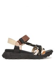 Hispanitas Sandały CHV264869 C004 Kolorowy. Sandały damskie Hispanitas, bez wzorów, ze skóry, bez obcasa, na płaskiej podeszwie, bez zapięcia. Za 589.99 zł.