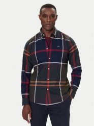 Barbour Koszula Dunoon MSH4980TN51 Granatowy Regular Fit. Niebieskie koszule męskie Barbour, l, bez wzorów, z bawełny, bez kołnierzyka, bez ramiączek. Za 469.99 zł.
