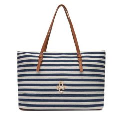 Torebka Beverly Hills Polo Club. Niebieskie torebki do ręki damskie Beverly Hills Polo Club, bez wzorów, bez dodatków. Za 229.99 zł.