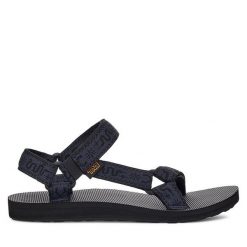 Sandały Teva. Pomarańczowe sandały damskie Teva, bez wzorów, bez obcasa, na płaskiej podeszwie, bez zapięcia. Za 299.99 zł.