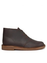 Clarks Trzewiki Bushacre 3 261535327 Brązowy. Brązowe botki męskie Clarks, bez wzorów, ze skóry, bez zapięcia. Za 489.99 zł.