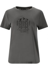 T-shirt damski Whistler Tergo. Szare t-shirty damskie Whistler, l, bez wzorów, z materiału, klasyczne, bez kołnierzyka. Za 156.00 zł.