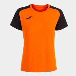 Koszulka do piłki nożnej damska Joma Academy IV. Brązowe koszulki sportowe damskie Joma, m, bez wzorów, sportowe, bez kołnierzyka. Za 136.99 zł.
