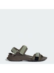 Adidas Sandały Terrex Hydroterra JR8411 Khaki. Brązowe sandały męskie Adidas, z materiału, bez zapięcia. Za 238.99 zł.