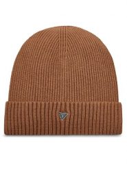 Guess Czapka AM9430 POL01 Brązowy. Brązowe rękawiczki męskie Guess, na zimę, z aplikacjami, z materiału. Za 229.99 zł.