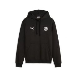Bluza z kapturem OM 2026/27. Czarne bluzy męskie Puma, l, bez wzorów, z materiału, z kapturem. Za 289.00 zł.