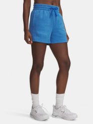 Spodenki Dresowe Damskie Under Armour Krótkie Rival Fleece Short. Niebieskie szorty sportowe damskie Under Armour, l, bez wzorów, z dresówki, na fitness i siłownię. Za 199.46 zł.