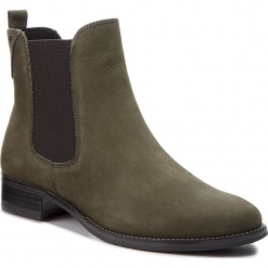 Sztyblety CAPRICE - 9-25317-21 Khaki Nubuc 716. Zielone kozaki damskie Caprice, z futra, bez obcasa, na obcasie. W wyprzedaży za 259.00 zł.