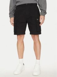 Calvin Klein Jeans Szorty materiałowe J30J327376 Czarny Regular Fit. Czarne szorty męskie Calvin Klein Jeans, m, bez wzorów, z bawełny. Za 239.99 zł.