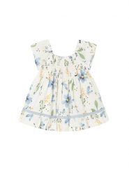 Mayoral Sukienka codzienna 1992 Écru Regular Fit. Sukienki dla dziewczynek Mayoral, bez wzorów, z bawełny, bez ramiączek. Za 159.99 zł.