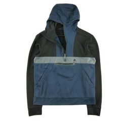 Second life - Męski TNF granatowy kaptur - Stan dobry. Niebieskie bluzy męskie The North Face, m, bez wzorów, bez kaptura. Za 105.71 zł.