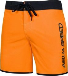 Spodenki kąpielowe męskie Aqua Speed Evan. Brązowe kąpielówki męskie Aqua-Speed, m, bez wzorów, z materiału, do pływania. Za 79.00 zł.