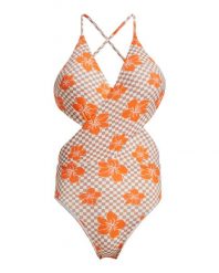 Jednoczęściowy strój kąpielowy dla Kobiety MINI HULA WRAP HL Brązowy. Brązowe kostiumy jednoczęściowe damskie Roxy, xl, bez wzorów, z elastanu, klasyczne, do pływania. Za 359.99 zł.