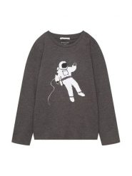 Tom Tailor Bluzka 1033857 Szary Regular Fit. Szare koszule dla chłopców Tom Tailor, bez wzorów, z bawełny, bez kołnierzyka, bez ramiączek. Za 49.99 zł.