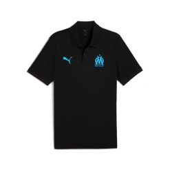 Polo OM. Czarne koszulki polo męskie Puma, bez wzorów, sportowe, bez ramiączek. Za 205.00 zł.