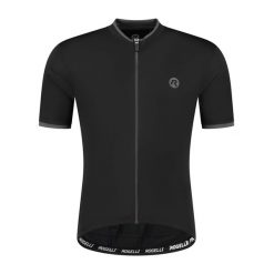 Koszulka rowerowa męska Rogelli Essential. Czarne bluzy męskie Rogelli, bez zapięcia, rowerowe. Za 219.99 zł.