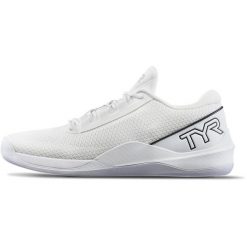 Buty damskie TYR CXT2F TRAINER WOMENS. Białe obuwie sportowe damskie TYR, bez wzorów, do biegania. Za 672.73 zł.