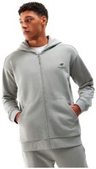 MĘSKA BLUZA SPORTOWA BAWEŁNIANA 4F M1011 Z KAPTUREM R. M. Bluzy męskie 4f, m, bez wzorów, z bawełny, z kapturem. Za 74.90 zł.