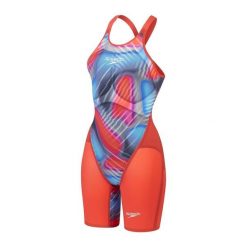 Strój kąpielowy startowy damski Speedo Lzr Valor 2.0 Openback. Czerwone kostiumy jednoczęściowe damskie Speedo, l, bez wzorów, sportowe, do pływania. Za 3,304.86 zł.