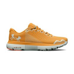 Buty biegowe damskie Under Armour W HOVR Infinite 4. Żółte obuwie sportowe damskie Under Armour, bez wzorów, do biegania. Za 329.98 zł.