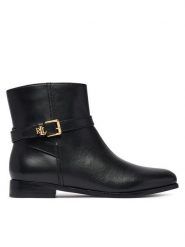 LAUREN RALPH LAUREN Botki 802974382004 Czarny. Czarne botki damskie Lauren Ralph Lauren, bez obcasa, na słupku, bez zapięcia. Za 1,199.00 zł.
