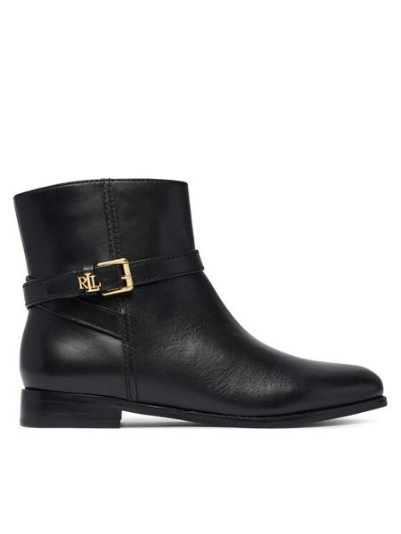 LAUREN RALPH LAUREN Botki 802974382004 Czarny. Czarne botki damskie Lauren Ralph Lauren, bez obcasa, na słupku, bez zapięcia. Za 1,199.00 zł.