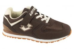 Buty sportowe Sneakersy chłopięce, Epican K. Brązowe trampki i tenisówki chłopięce Lotto, bez wzorów, z materiału, sportowe, przed kostkę, bez zapięcia. Za 89.99 zł.