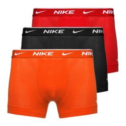 Bokserski męskie Nike Everyday Cotton Stretch Trunk. Brązowe bokserki męskie Nike, m, bez wzorów. Za 159.99 zł.