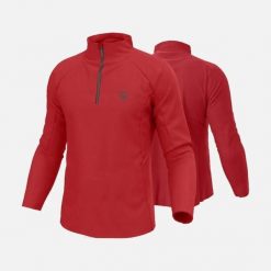 Polar zapinany na zamek błyskawiczny Rossignol Blackside. Czerwone bluzy męskie Rossignol, na zimę, m, bez wzorów, z polaru, bez kaptura. Za 389.99 zł.