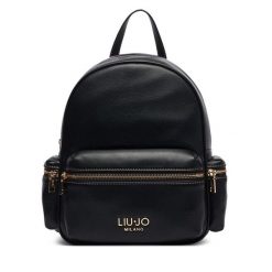 Plecak Liu Jo. Czarne plecaki damskie Liu Jo, bez wzorów. Za 599.99 zł.
