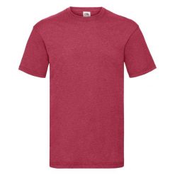 T-shirt Fruit Of The Loom Valueweight Adult Red Jaspeado. Białe t-shirty damskie Fruit of the Loom, bez wzorów, z bawełny, sportowe, bez kołnierzyka. Za 150.99 zł.