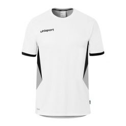 Koszulka sportowa męska Uhlsport Equipe 29. Białe koszulki sportowe męskie Uhlsport, m, bez wzorów, bez kołnierzyka, bez ramiączek, do piłki nożnej. Za 176.00 zł.