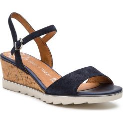 Sandały MARCO TOZZI - 2-28724-22 Navy Metallic 824. Klapki damskie marki Marco Tozzi. Za 249.90 zł.