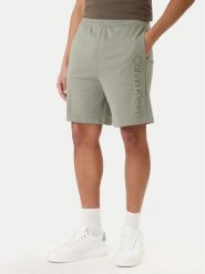 Calvin Klein Szorty sportowe LV04LF240G Beżowy Regular Fit. Brązowe krótkie spodenki sportowe męskie Calvin Klein, m, bez wzorów, z bawełny. Za 289.99 zł.