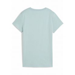 Damska koszulka ESS ELEVATED PUMA Modern Mint Green. Zielone koszulki sportowe damskie Puma, s, z aplikacjami, bez kołnierzyka, bez ramiączek, na fitness i siłownię. W wyprzedaży za 64.00 zł.
