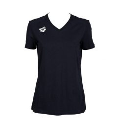 Koszulka damska Arena Team T-Shirt Panel. Niebieskie koszulki sportowe damskie Arena, m, bez wzorów, bez kołnierzyka, bez ramiączek, do pływania. Za 99.00 zł.
