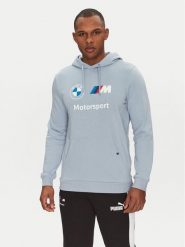 Puma Bluza BMW MMS Ess 624162 Błękitny Regular Fit. Niebieskie bluzy męskie Puma, l, bez wzorów, z bawełny, bez kaptura. Za 209.99 zł.