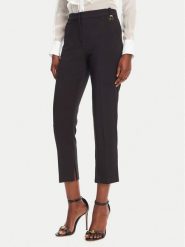 Elisabetta Franchi Chinosy PA-098-52E2-V320 Czarny Regular Fit. Czarne spodnie materiałowe damskie Elisabetta Franchi, bez wzorów, z syntetyku. Za 969.99 zł.