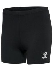 Szorty damskie Hummel hmlhmlCORE volley hipster. Czarne szorty sportowe damskie Hummel, s, bez wzorów, z bawełny, klasyczne, z standardowym stanem, na fitness i siłownię. Za 107.50 zł.