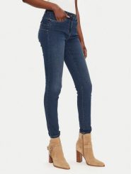 Morgan Jeansy 241-PARDA Granatowy Slim Fit. Niebieskie jeansy damskie Morgan. Za 176.99 zł.
